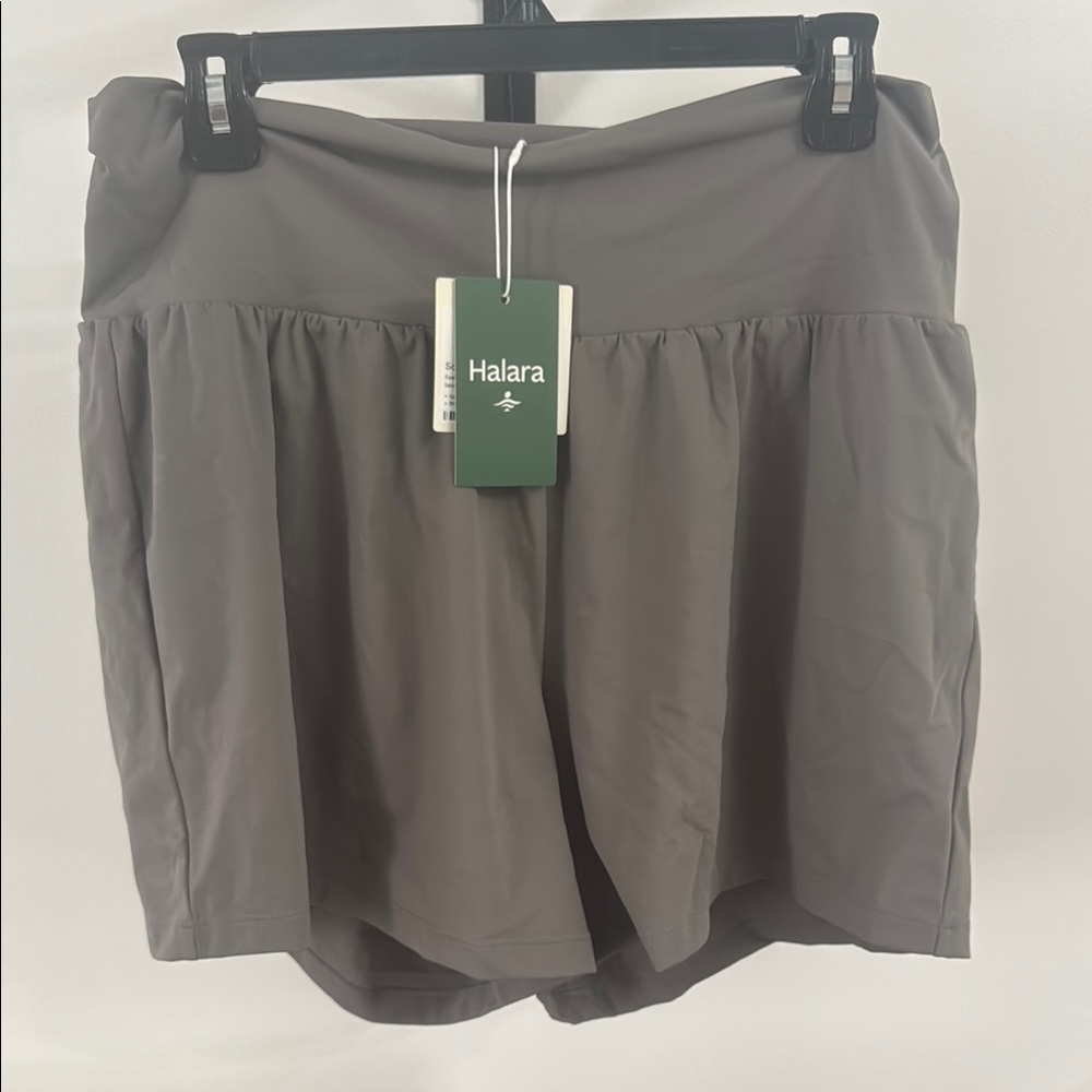 HALARA Charcoal Skirt with Built-in Shorts